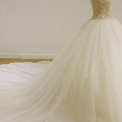 crystal beaded with tulle skirt pri..