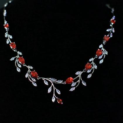 Simple diamond necklace earrings dr..