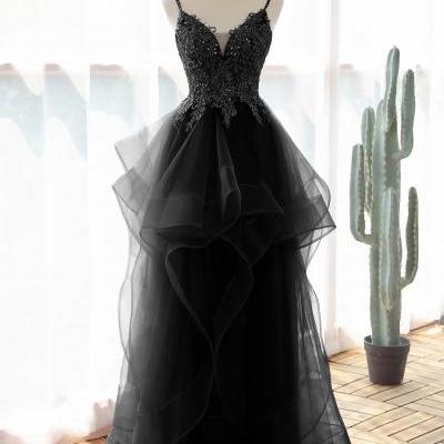 Beautiful Sexy black color Evening dress 2021 prom dresses evening gowns vestidos de fiesta robe de soirée de mariage