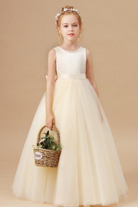 Flower girl dresses Kids Princess Dress Wedding Flower Girl Dress