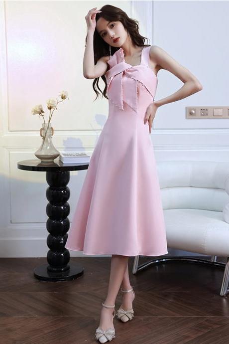 Pink elegant evening dress