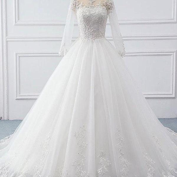 A Line Wedding Dress Sexy Zippe Back Trouwjurk Sashed Marriage Dress ...