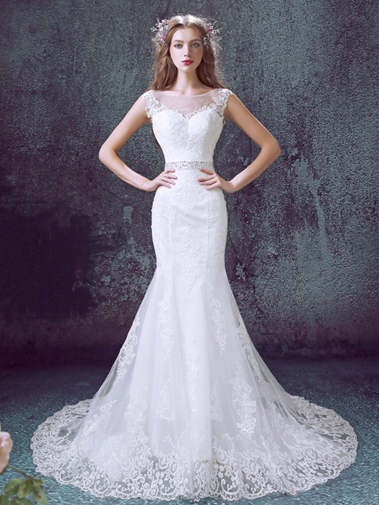 High Quality White Lace Prom Dress,wedding Dresses on Luulla