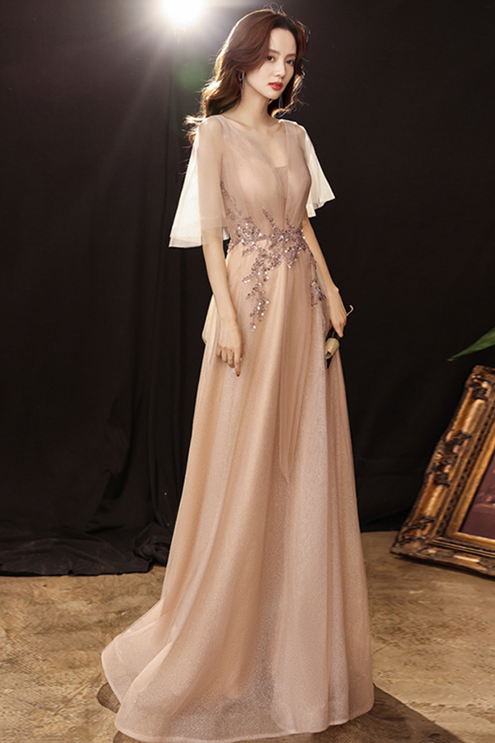 Champagne Highend Evening Dress on Luulla